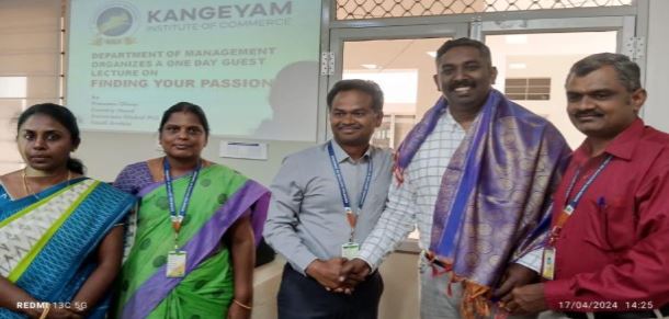 Report on Guest Lecture on Finding Your Passion