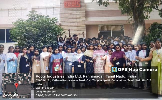 Industrial Visit Report: Roots Industries India Private Limited, Coimbatore